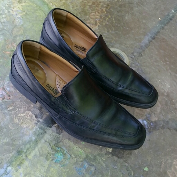 Clarks mens black ortholite soft loafers sz 10.5 main image 5